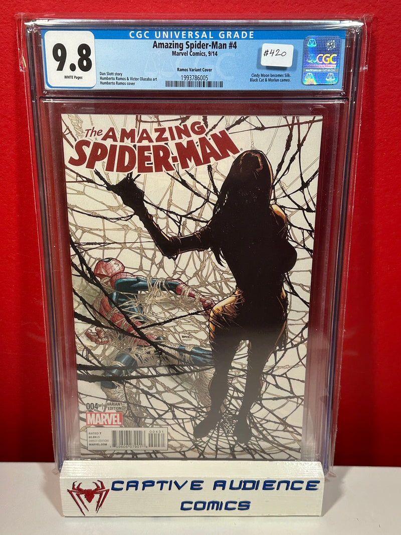 Amazing Spider-Man, The Vol. 3 #4 - Ramos Variant 1st Silk - CGC 9.8