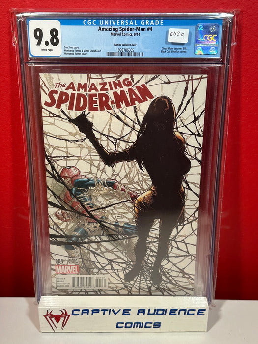 Amazing Spider-Man, The Vol. 3 #4 - Ramos Variant 1st Silk - CGC 9.8