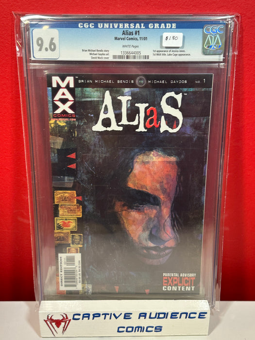 Alias #1 - 1st Jessica Jones - CGC 9.6