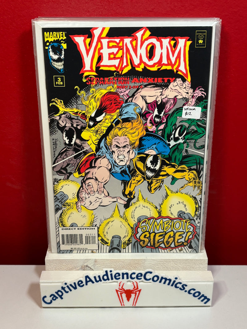 Venom: Separation Anxiety, Vol. 1 #3 - VF/NM