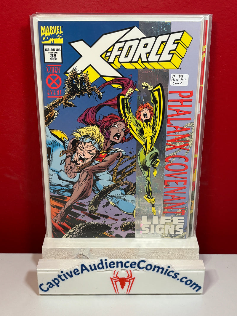 X-Force, Vol. 1 #38 - Holo-Foil Cover - VF