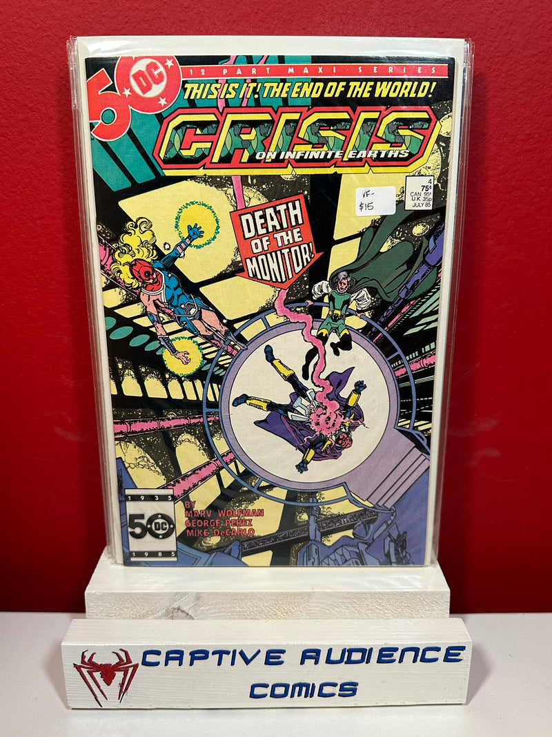 Crisis On Infinite Earths #4 - VF-