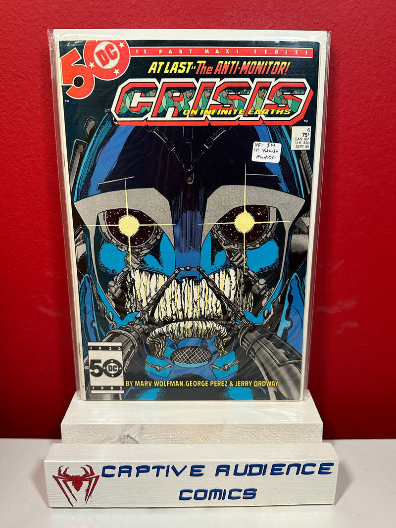 Crisis On Infinite Earths #6 - 1st Yolanda Montez - VF-