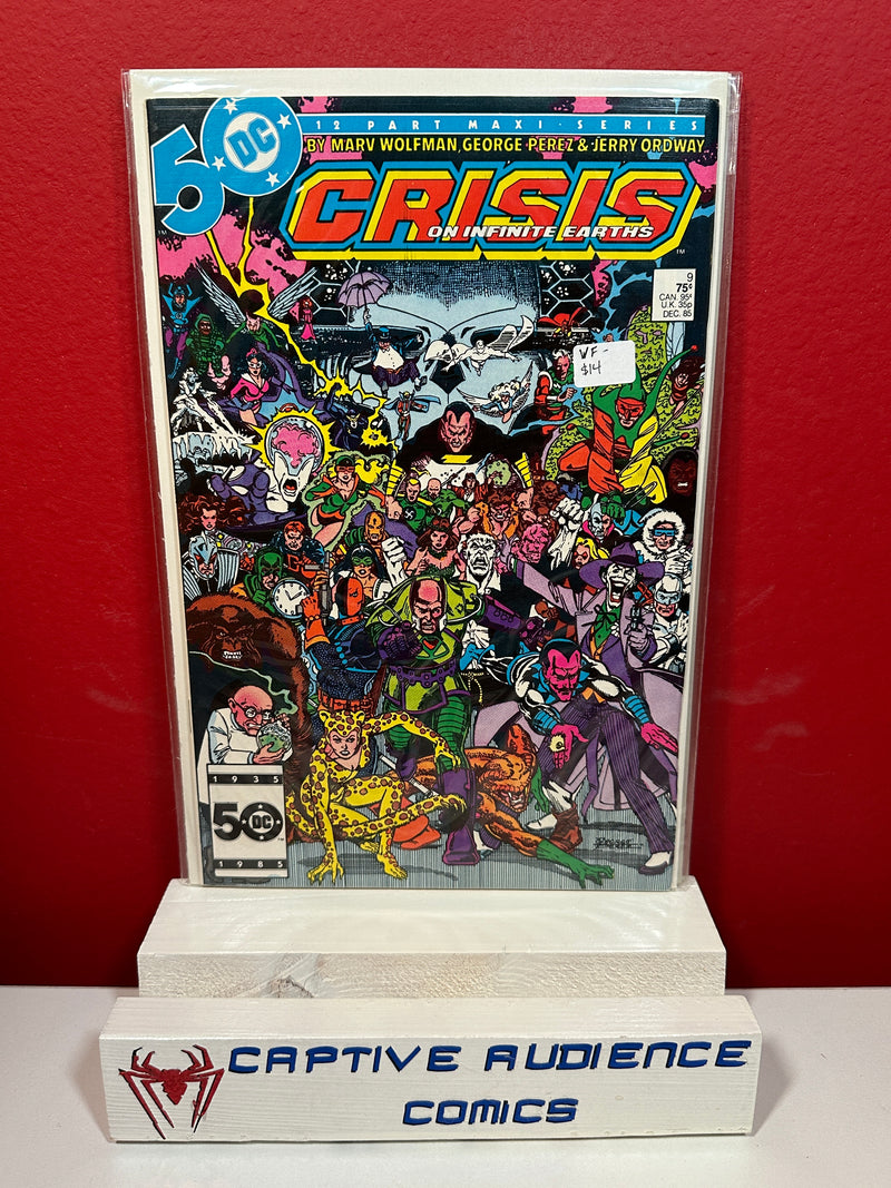 Crisis On Infinite Earths #9 - VF-