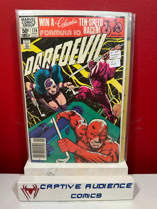 Daredevil, Vol. 1 #176 - Newsstand Variant - 1st Stick - VF-