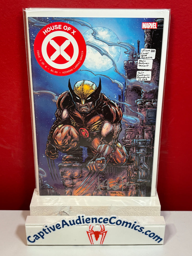 House of X #1 - Clover Press Exclusive - Kevin Eastman Variant - Kevin Eastman Signature w/ CoA - VF/NM