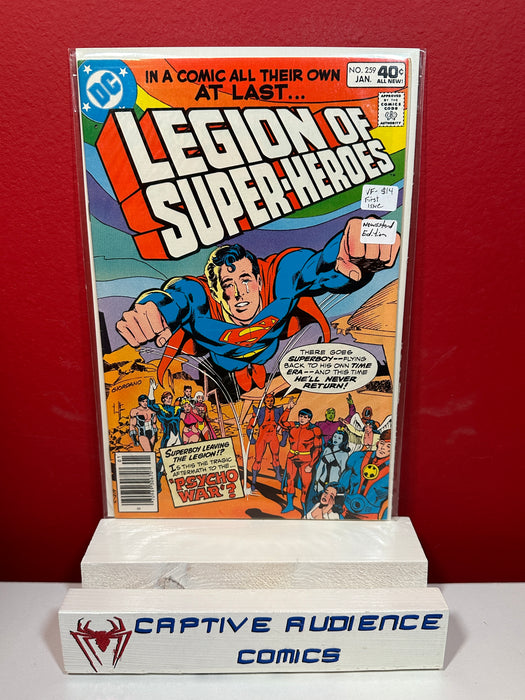 Legion of Super-Heroes, Vol. 1 #259 - First Issue - Newsstand Edition - VF-