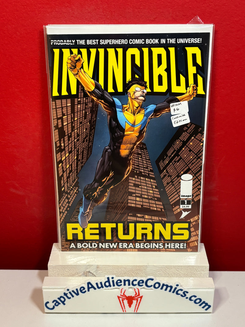 Invincible Returns #1 - Facsimile Edition - VF/NM
