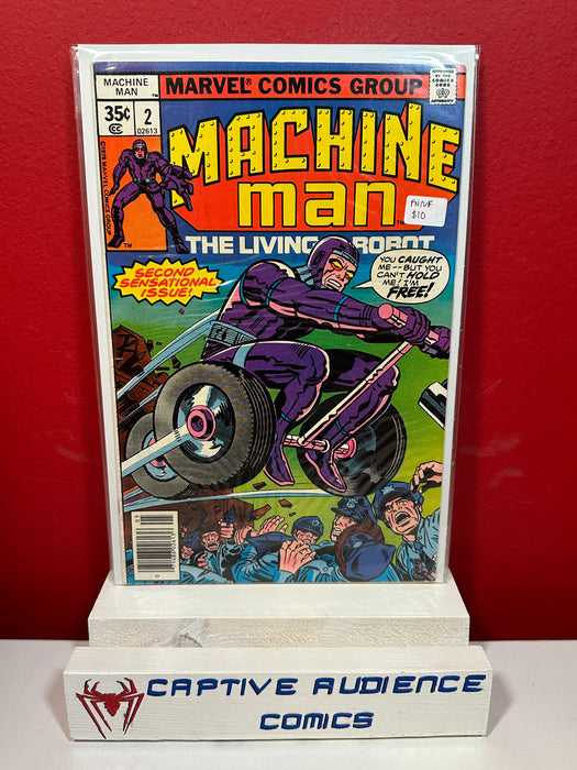Machine Man, Vol. 1 #2 - FN/VF