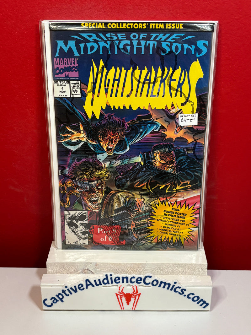 Nightstalkers #1 - Polybagged - VF/NM