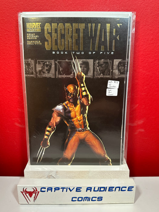 Secret War #2 - 1st Quake - Gold Foil Cover - NM-