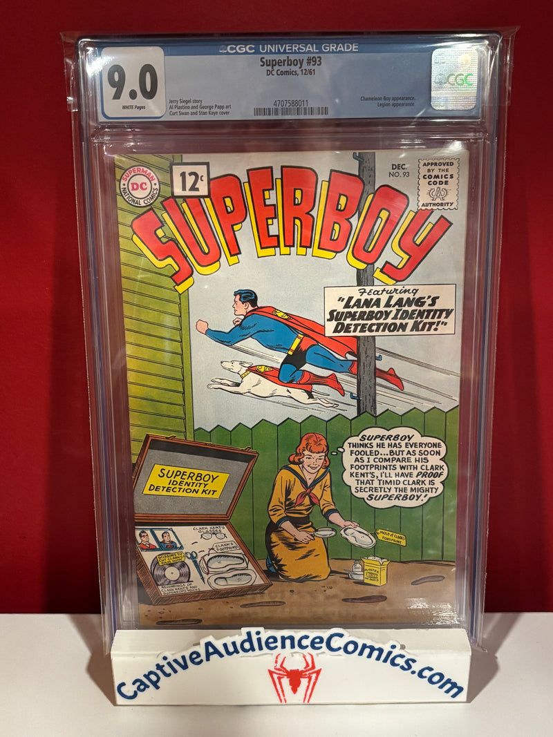 Superboy, Vol. 1 #93 - CGC 9.0