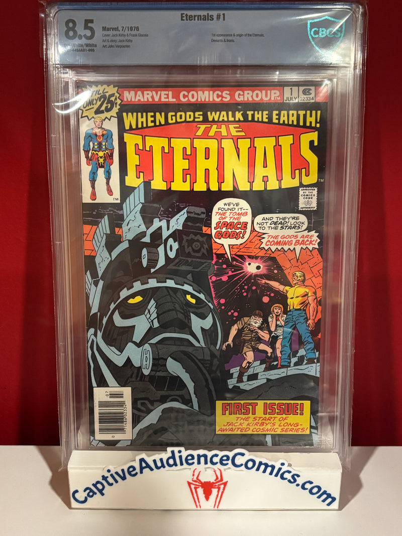 Eternals, Vol. 1 #1 - 1st Eternals - CBCS 8.5 (Not CGC)