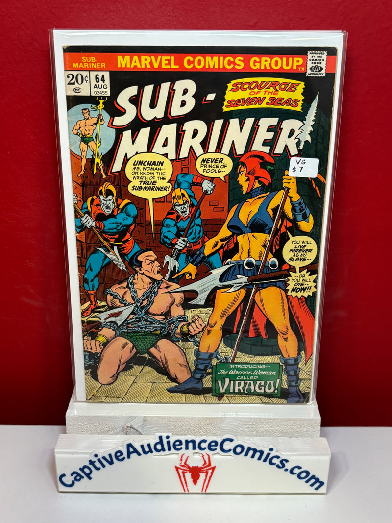Sub-Mariner, Vol. 1 #64 - VG