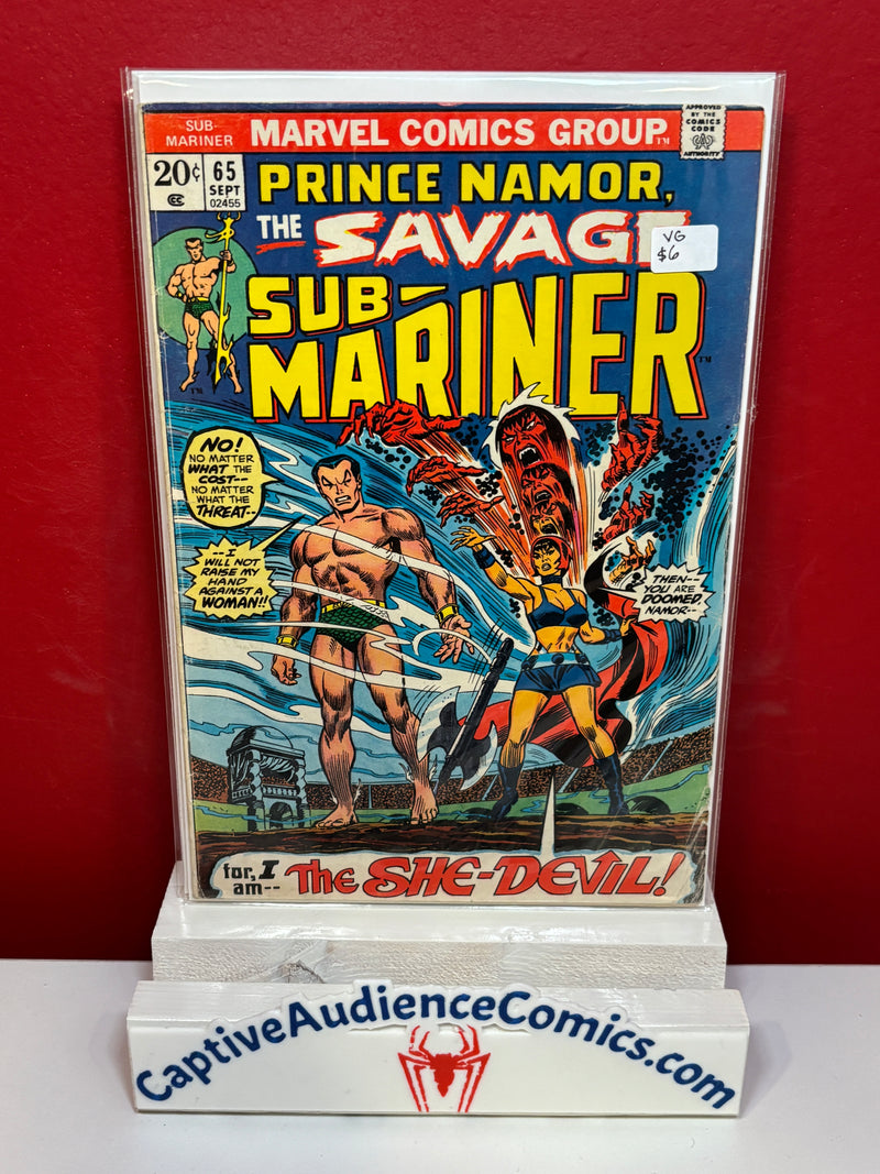 Sub-Mariner, Vol. 1 #65 - VG