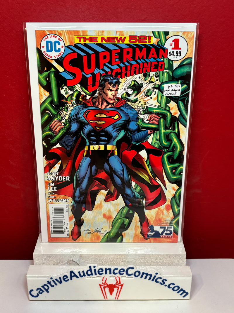 Superman Unchained #1 - Neal Adams Variant - VF
