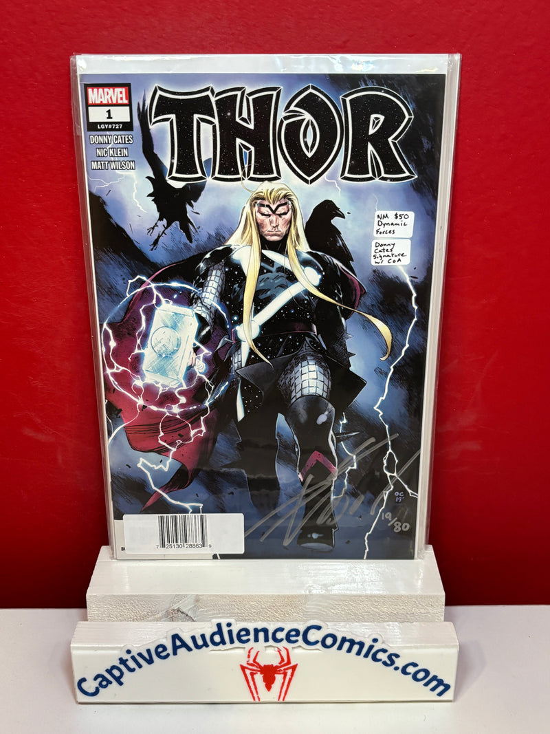 Thor, Vol. 6 #1 - Dynamic Forces - Donny Cates Signature w/ CoA - NM