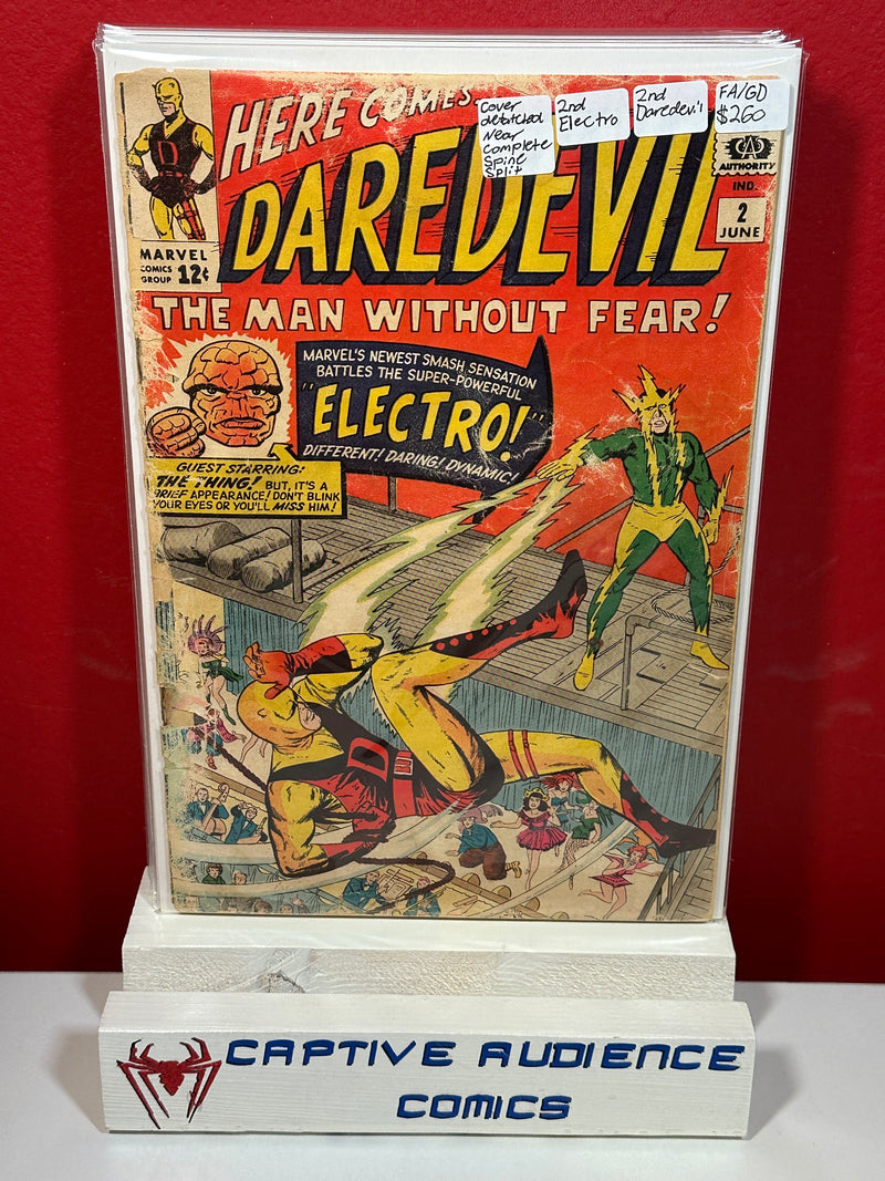 Daredevil, Vol. 1 #2 - 2nd Daredevil & Electro - FR/GD