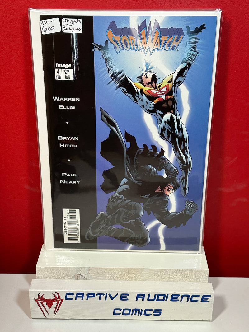 Stormwatch #4 - 1st Apollo and Midnighter - NM-