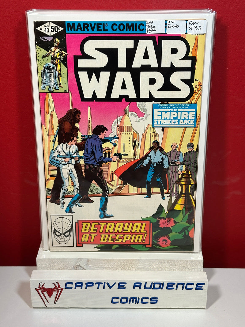 Star Wars, Vol. 1 #43 - 2nd Boba Fett, 1st Lando - FN+
