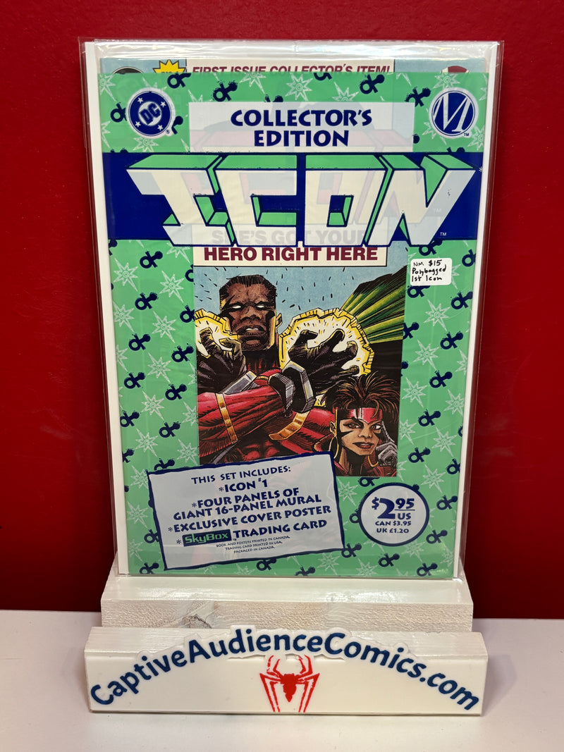 Icon #1 - Polybagged - 1st Icon - NM