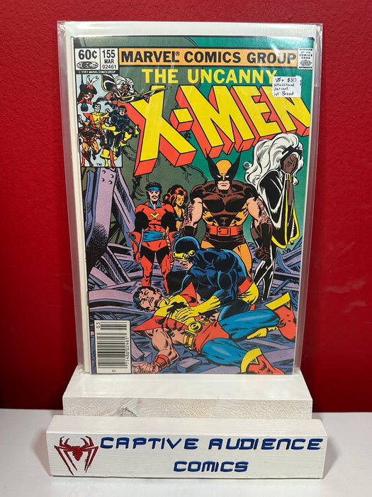 Uncanny X-Men, Vol. 1 #155 - Newsstand Variant - 1st Brood - VF+
