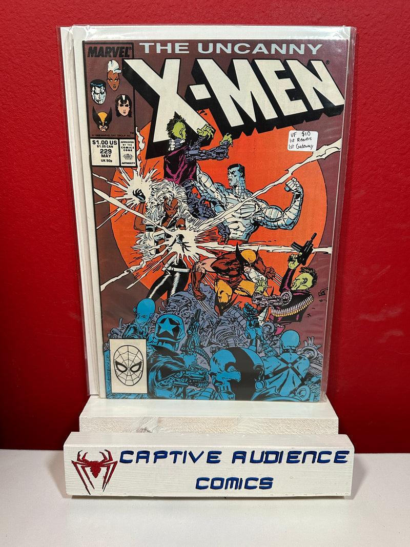 Uncanny X-Men, Vol. 1 #229 - 1st Reavers - 1st Gateway - VF
