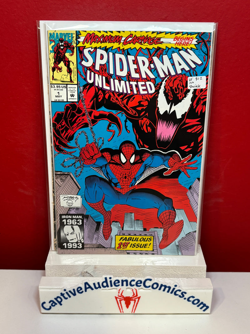 Spider-Man Unlimited, Vol. 1 #1 - 1st Shriek - VF