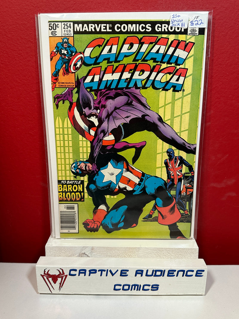 Captain America, Vol. 1 #254 - 1st Union Jack lll - VF