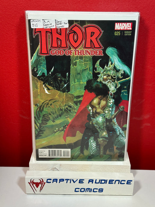 Thor: God of Thunder #25 - 1st Jane Foster as Thor Guera Variant - VF/NM