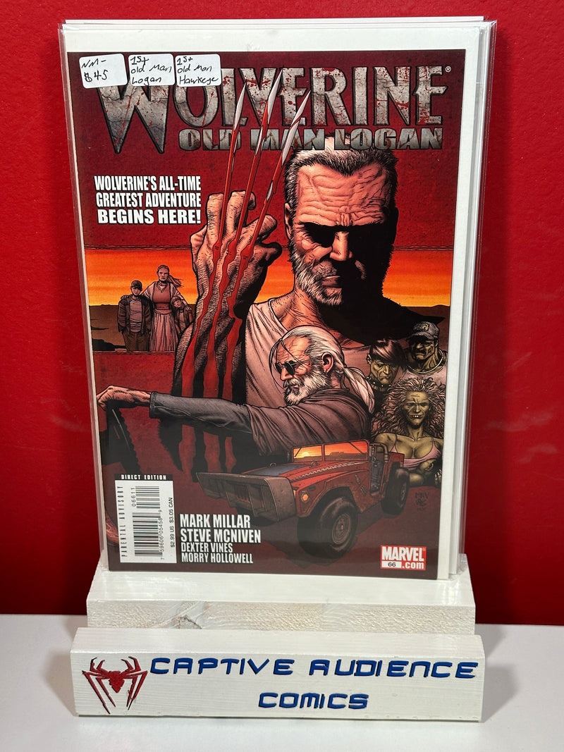Wolverine, Vol. 3 #66 - 1st Old Man Logan & Hawkeye - NM-