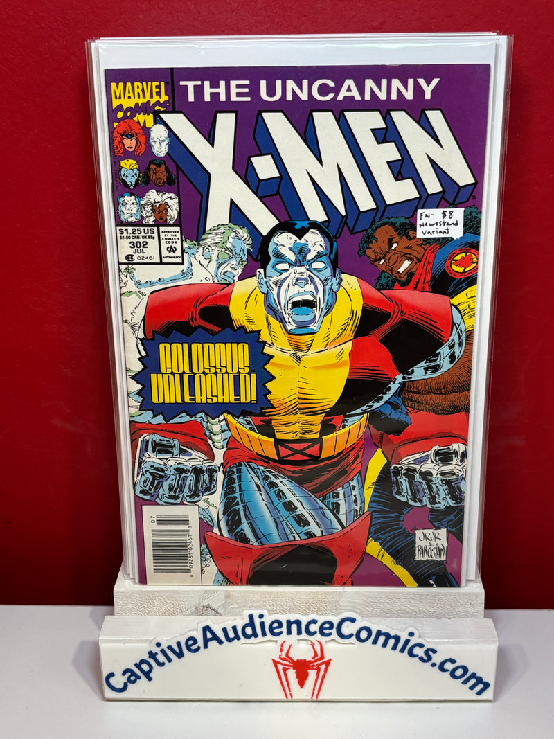 Uncanny X-Men, Vol. 1 #302 - Newsstand Variant - FN-