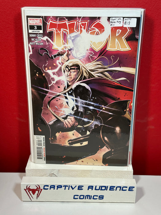 Thor, Vol. 6 #3 - Thor vs. Beta Ray Bill - NM