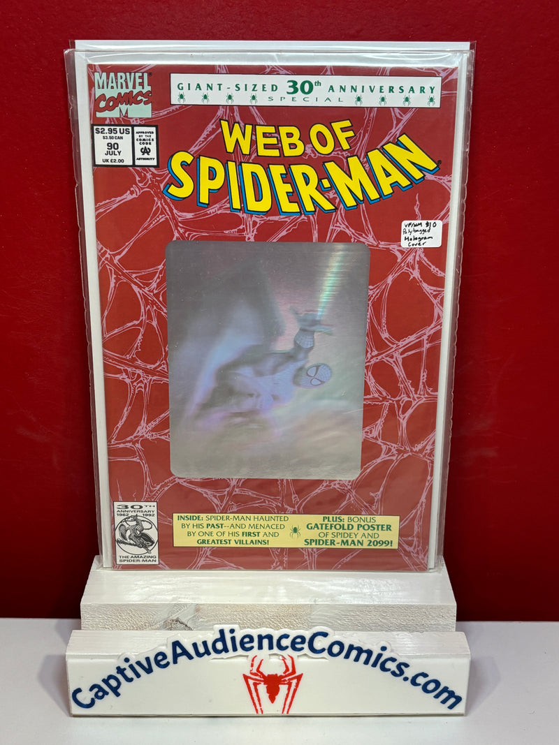 Web of Spider-Man, Vol. 1 #90 - Polybagged - Hologram Cover - VF/NM