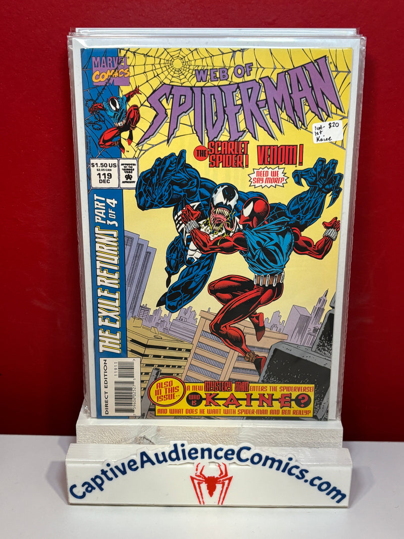 Web of Spider-Man, Vol. 1 #119 - 1st Kaine - NM-