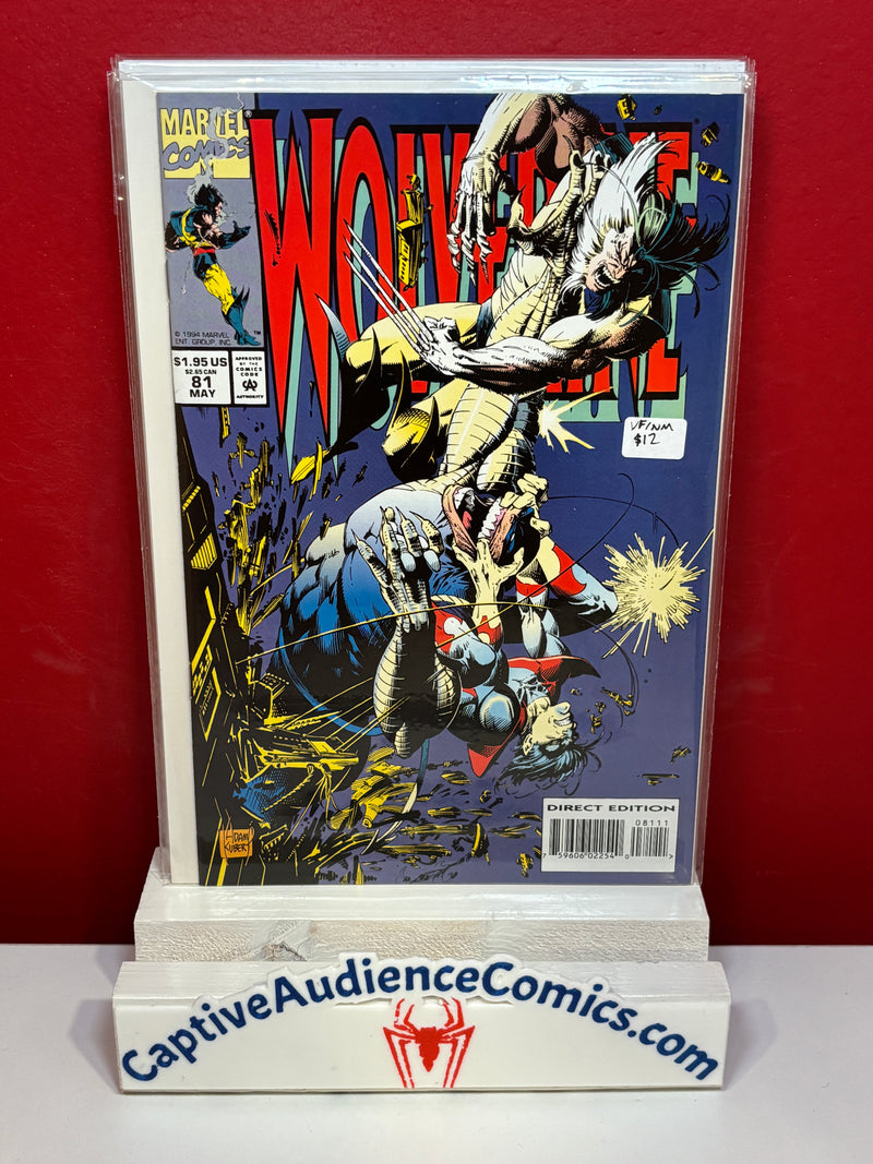 Wolverine, Vol. 2 #81 - VF/NM