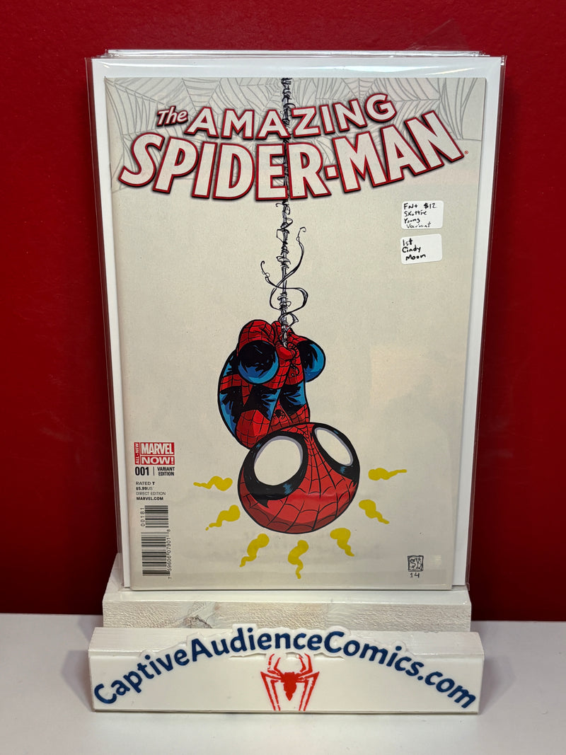 Amazing Spider-Man, The Vol. 3 #1 - Skottie Young Variant - 1st Cindy Moon - FN+