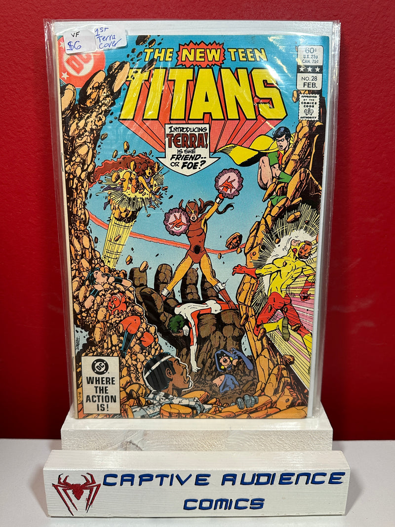 New Teen Titans, The Vol. 1 #28 - 1st Terra Cover - VF