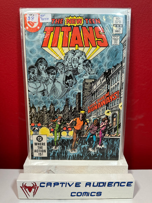 New Teen Titans, The Vol. 1 #26 - 1st Terra - VF+