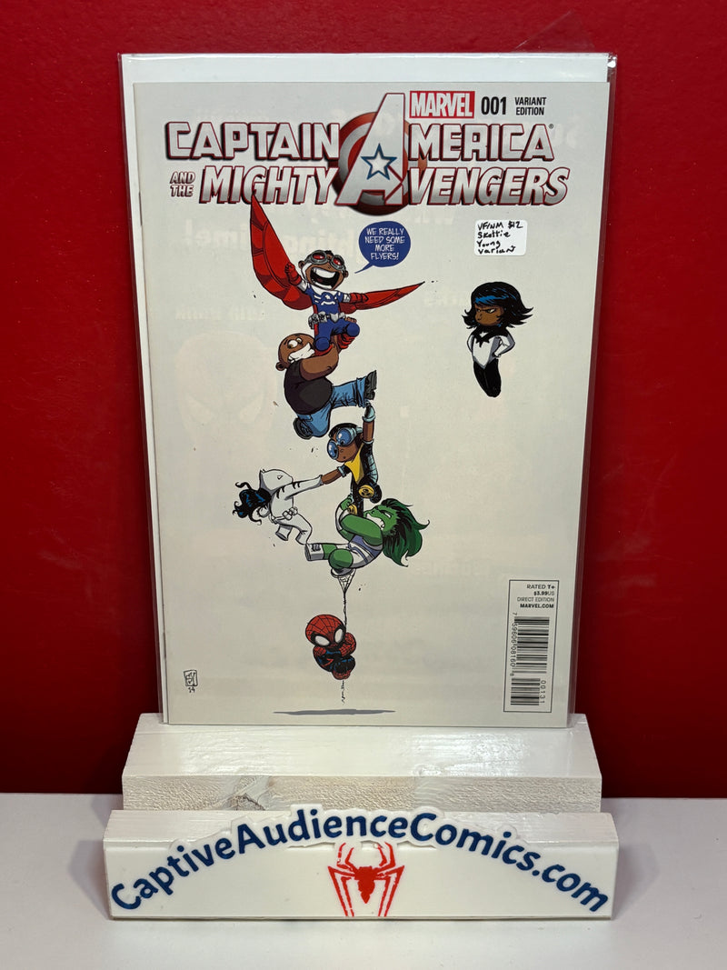 Captain America & The Mighty Avengers #1 - Skottie Young Variant - VF/NM