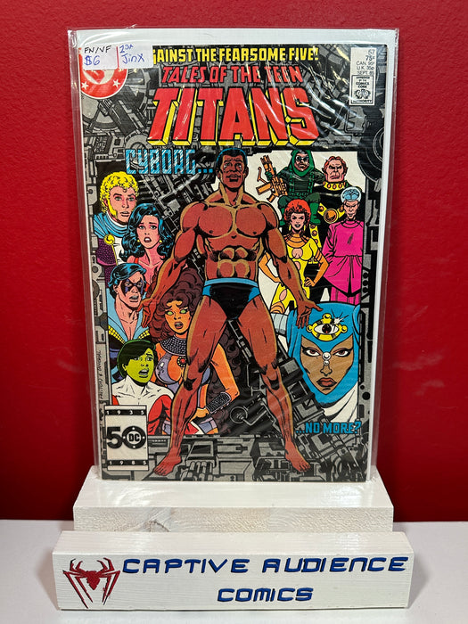 Tales of the Teen Titans #57 - 1st Jinx - FN/VF