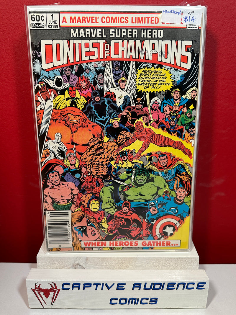 Marvel Super Hero Contest of Champions #1 - Newsstand - VF