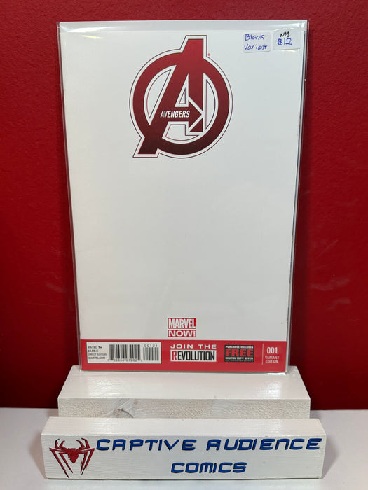 Avengers, The Vol. 5 #1 - Blank Variant - NM