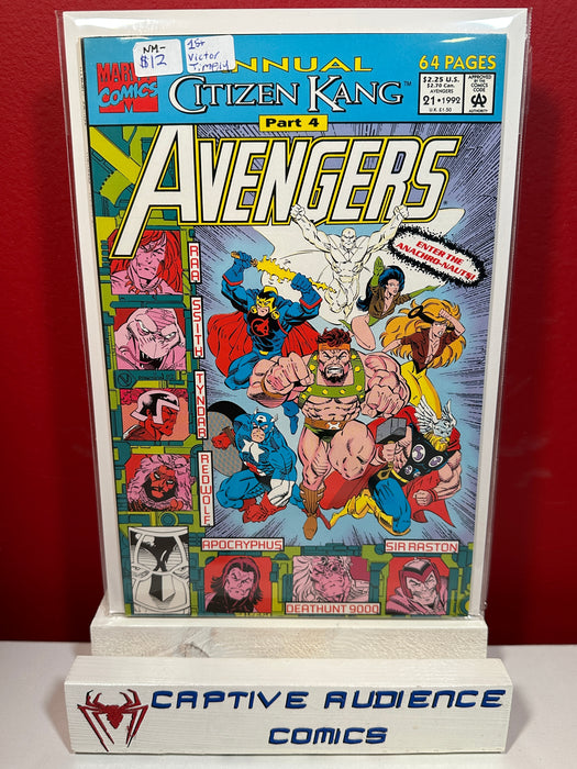 Avengers, The Vol. 1 Annual #21 - 1st Victor Timely - NM-