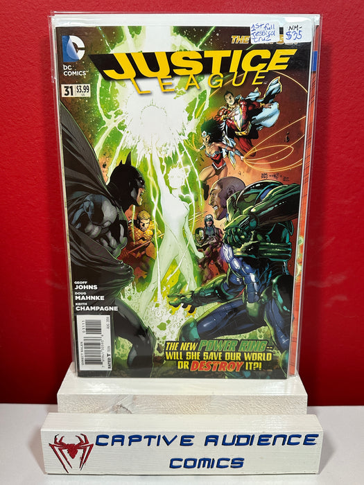 Justice League, Vol. 1 #31 - 1st Full Jessica Cruz - NM-