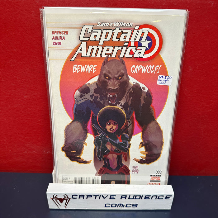 Captain America: Sam Wilson #3 - Homage Cover - VF