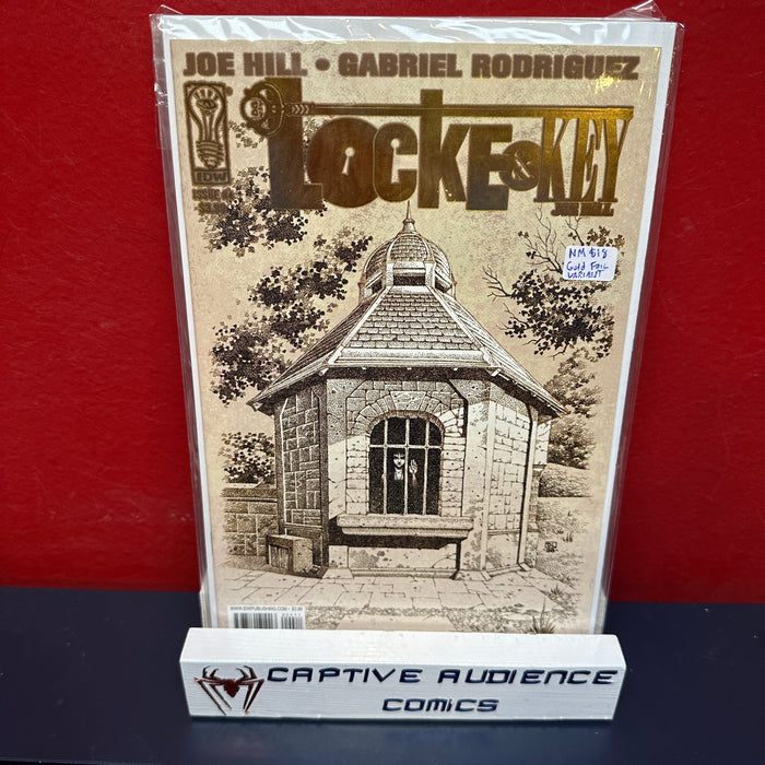 Locke & Key #4 - Gold Foil Logo - NM