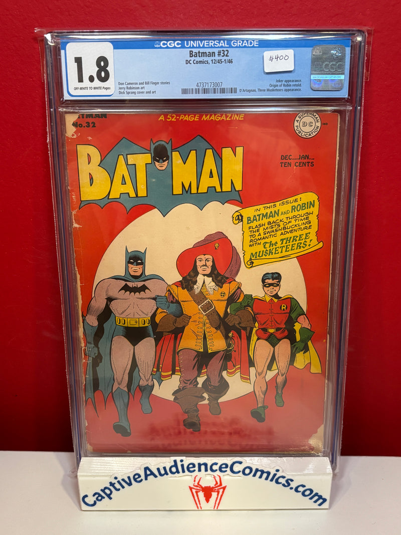 Batman, Vol. 1 #32 - CGC 1.8