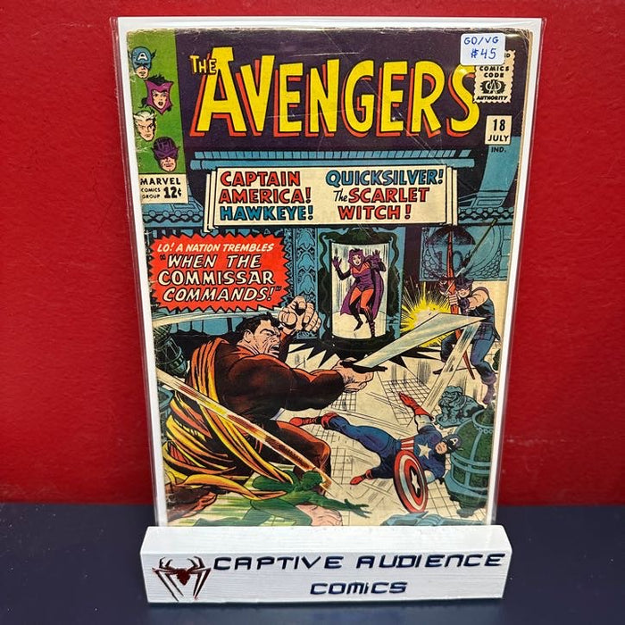 Avengers, The Vol. 1 #18 - GD/VG