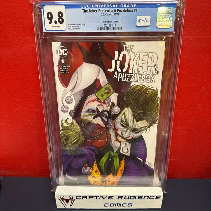 Joker Presents: A Puzzlebox, The #1 - Zoe Lacchei Variant - CGC 9.8